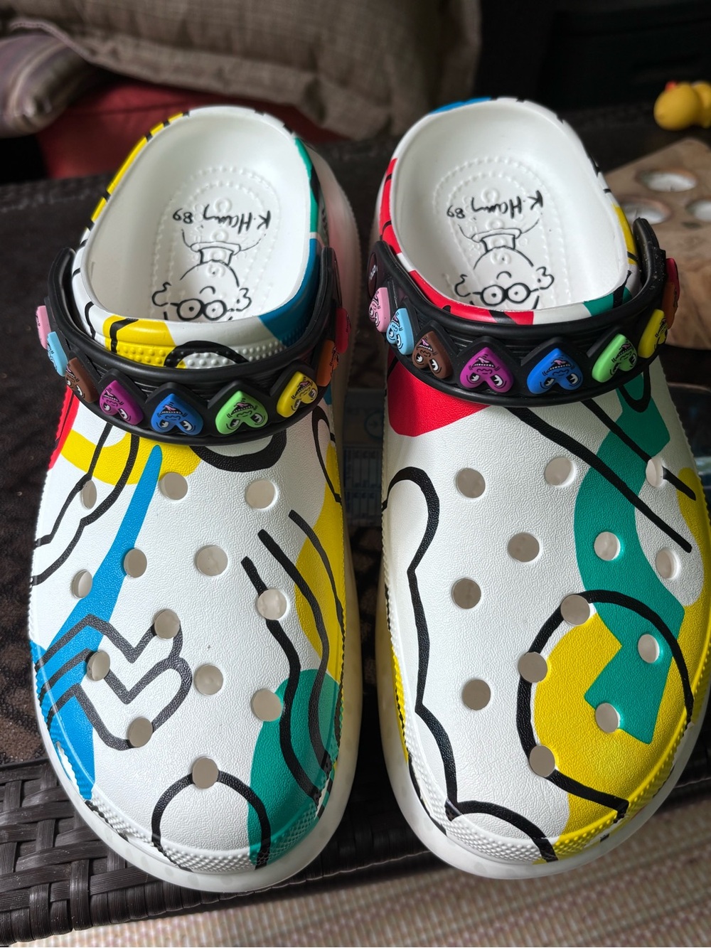 CROCS pop art Keith Harding mega crush croc